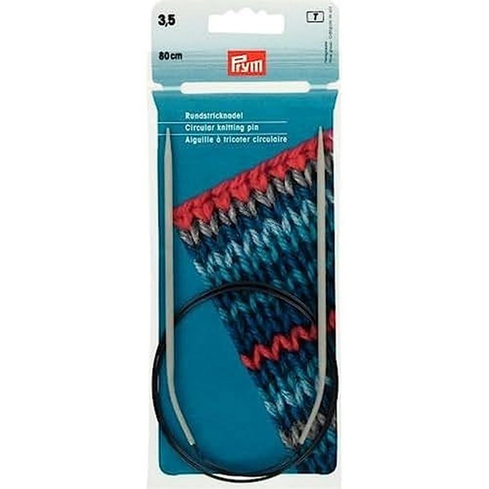 Prym Circular Knitting Needle, Aluminium, Grey, 3.5 mm