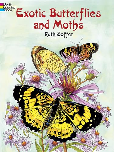 Exotic Butterflies and Moths Coloring Book (Dover Butterfly Coloring Books)
