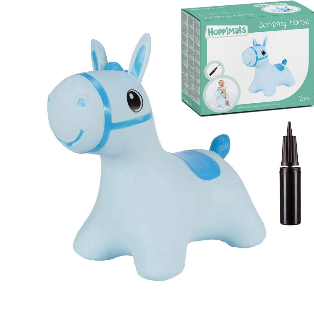 T-TFF-NN182 Tootiny Space Hopper for Children-Bouncing Animal from 1 Year and Up, Blue