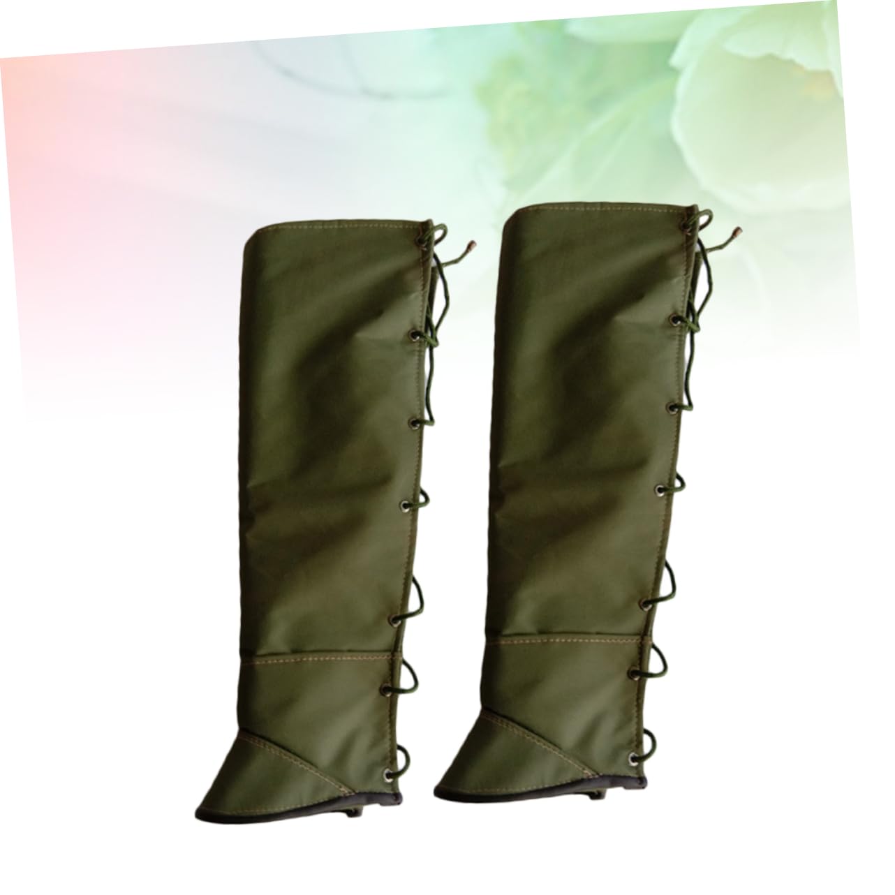 Protège-Jambes Extérieur Jungle Anti- Anti-Rayure en Toile Verte