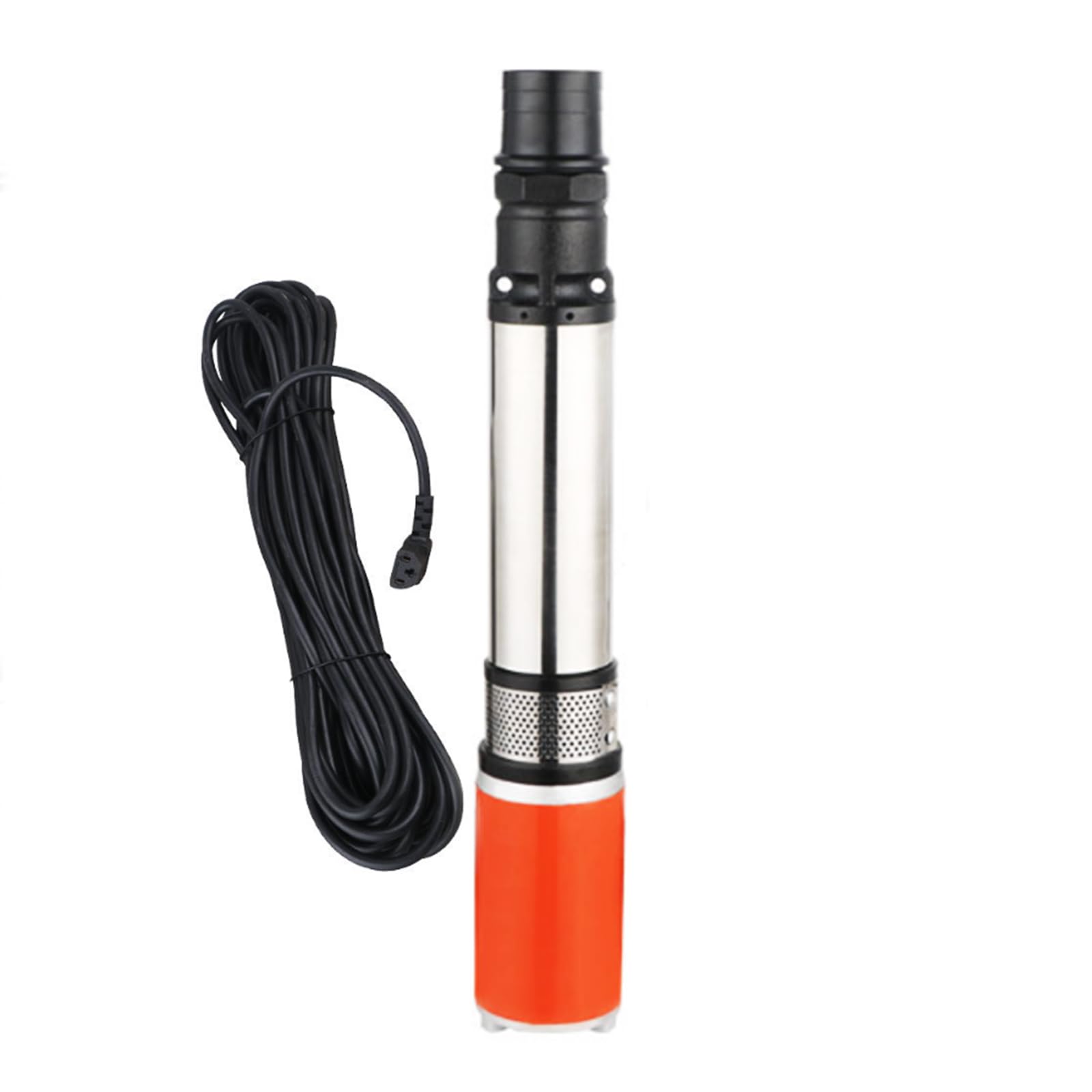 Bomba Sumergible De Pozo Profundo, Bomba Solar De Pozos Profundos Solares De 2 Pulgadas 48V/60V Bomba De Agua De Pozo Profundo para Agricultura para Pozos, Ganado, Depósito De Agua