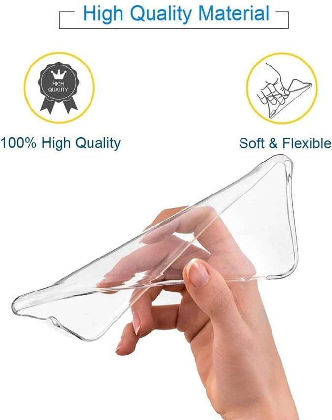 Image of REALCASE Silicone Back Cover Case, Scratch Resistant Protective Crystal Clear Transparent Shock Proof Back Cover Case for Xiaomi Mi 11X / Mi 11X Pro