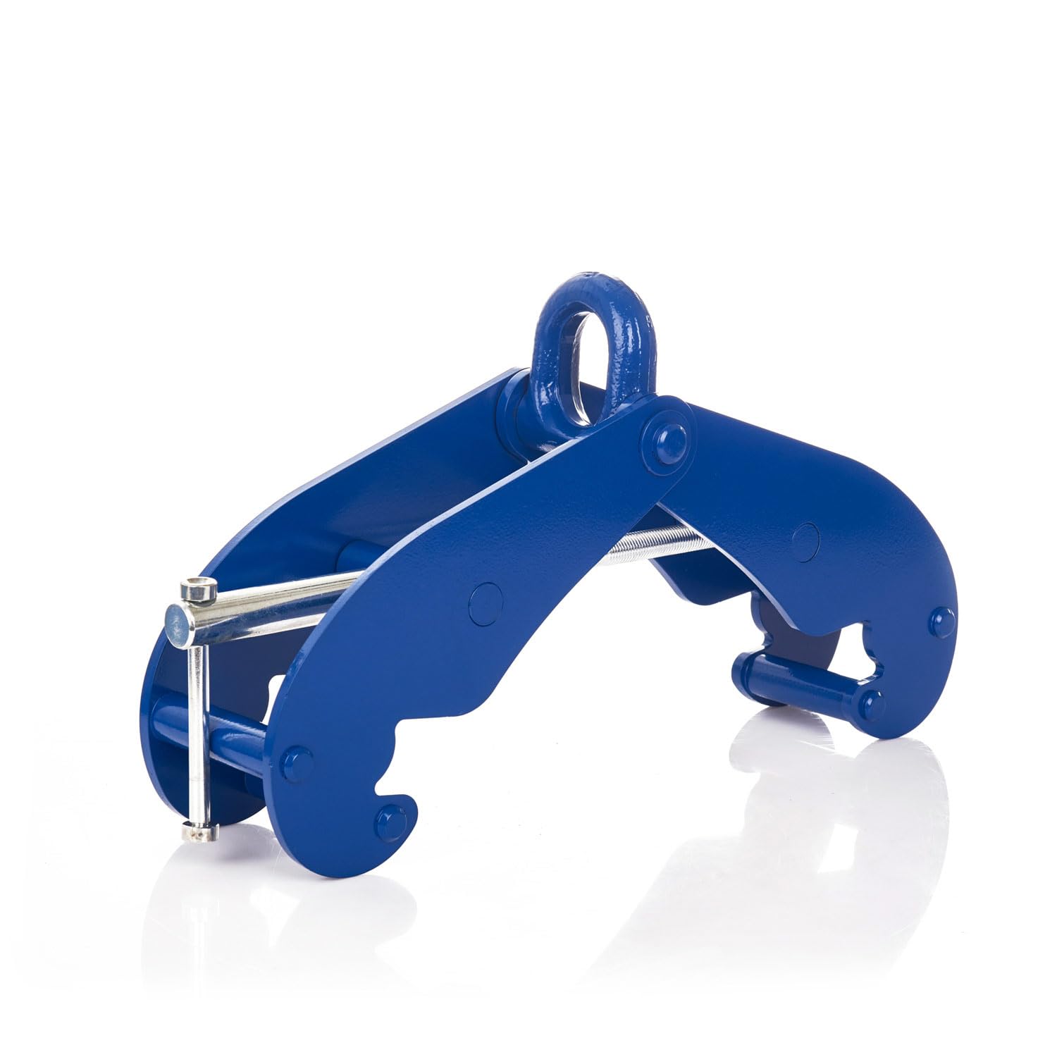 Morsetto in acciaio da 3000 kg, regolabile con apertura da 80 a 320 mm, morsetto di sollevamento/morsetto di supporto in acciaio legato, per supporto a I/flangia di supporto, gru e inserto di