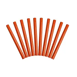 Vanki 10PCS Vintage Sealing Glue Gun Sealing Wax Wax Sticks Wax Seal Supplies a Variety of Colors Orange red