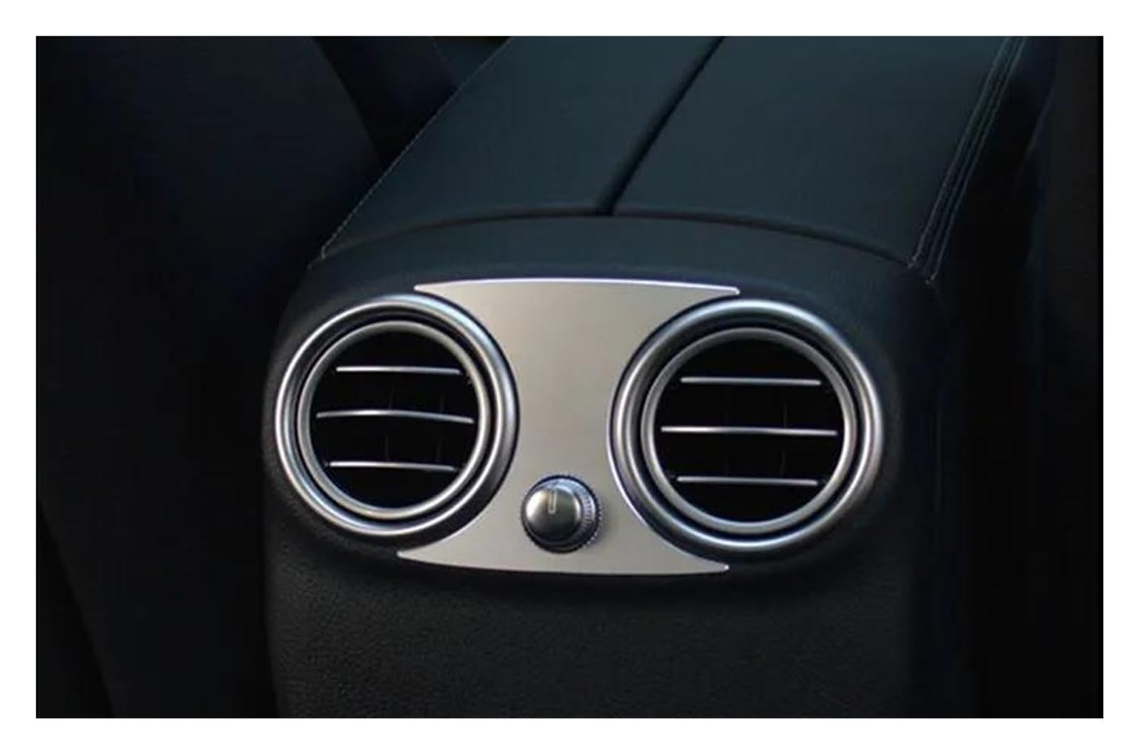 Car Vent Outlet Trim Aluminum Alloy Rear Air Conditioning Outlet Decorative Cover Trim Sequins For Mercedes For Benz C Class W205 GLC X253 2015-2018