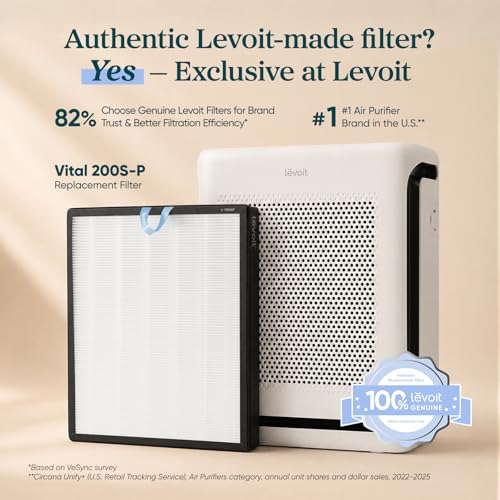 Levoit Vital 200S-P Air Purifier Replacement Filter, Genuine Air Filters - image 2