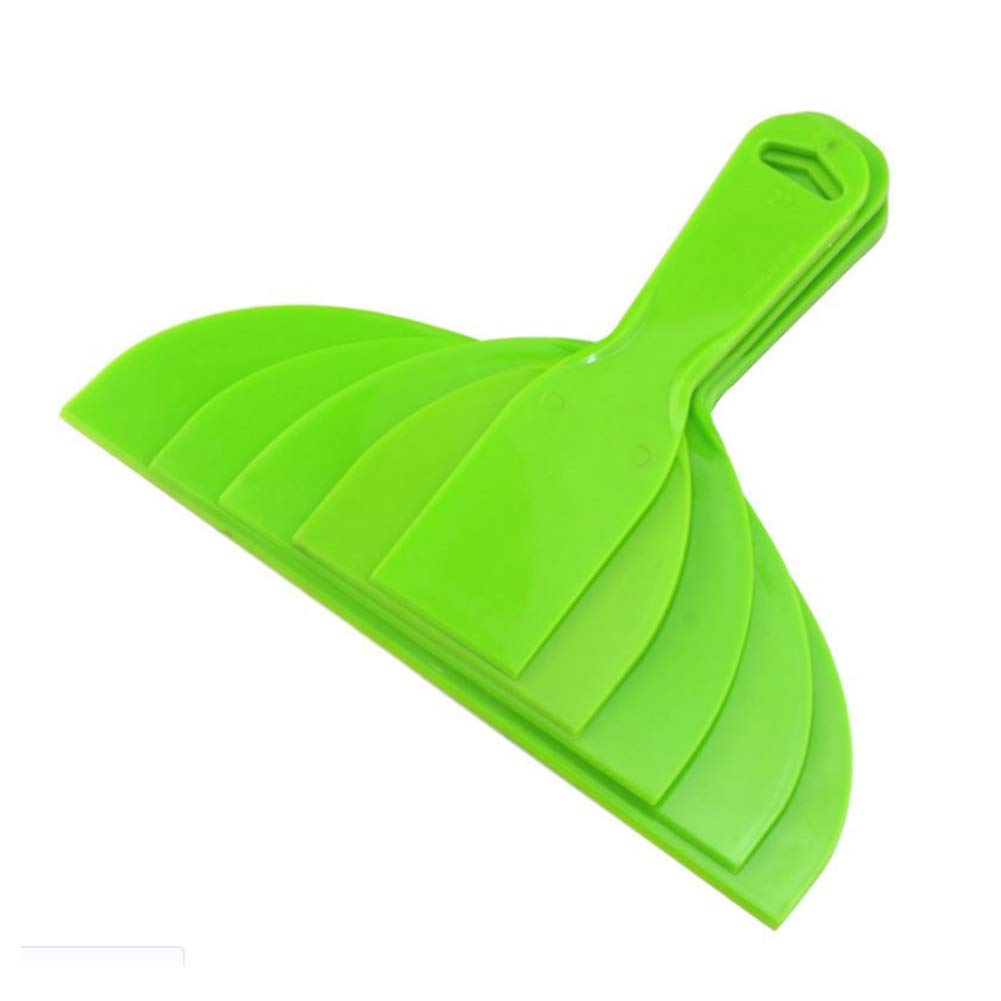 10-Pack Green Plastic Putty Knives | Flexible Paint Scrapers For Wall Repair & DIY Projects | Reusable Tool Set