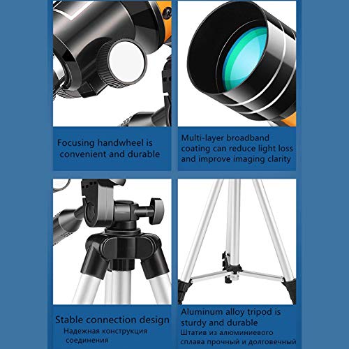 Telescopio profesional 70mm para adultos y principiantes miniatura 3