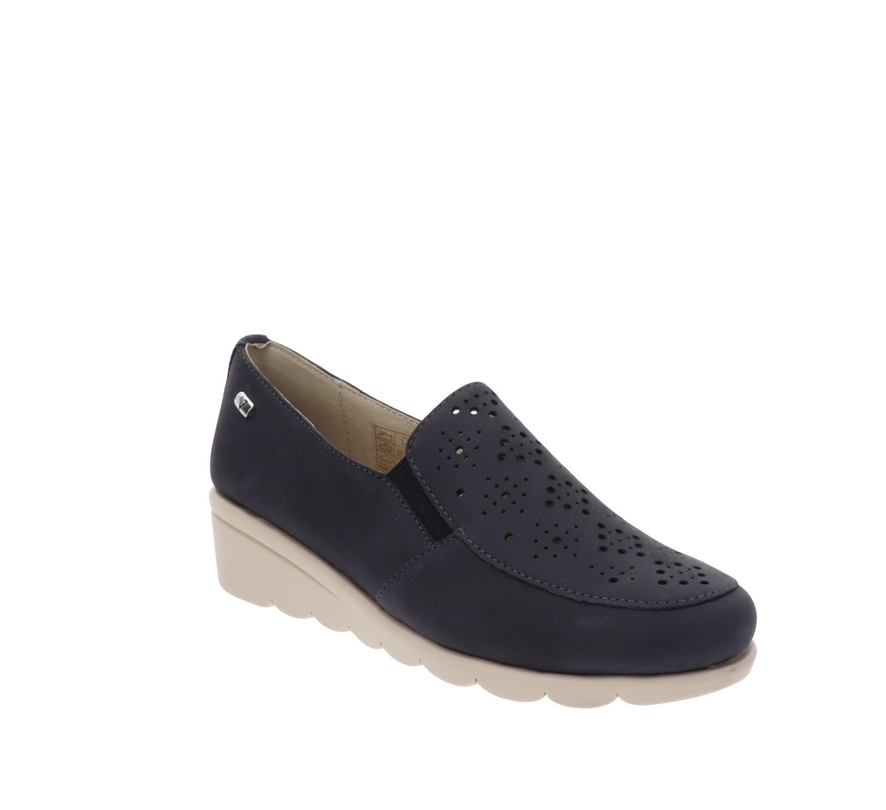 Valleverde VS10332A Mocassino Sneakers Donna Zeppa Pelle Blu