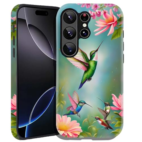 DHEEBFWE Samsung Galaxy S25 Ultra 6.9C`pϋvیP[X wPC + TPU h~ Ռz 2-in-1 tی n`hƉ