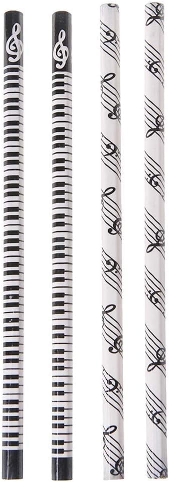 4Pcs Music Note Pencil HB Standard Pencil Music Stationery Piano Notes Student Gift Durable and Useful Nice Design，Pencils and Writing Supplies