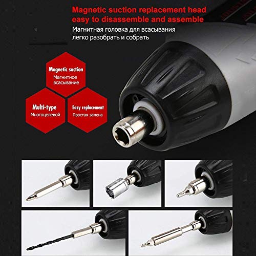 Samnuerly Bohrschrauber-Schraubendreher-Set, Multifunktions-Akku, wiederaufladbar, Handbohrmaschine, Elektro-Schraubendreher-Set, DIY-Elektrowerkzeug – Bild 6