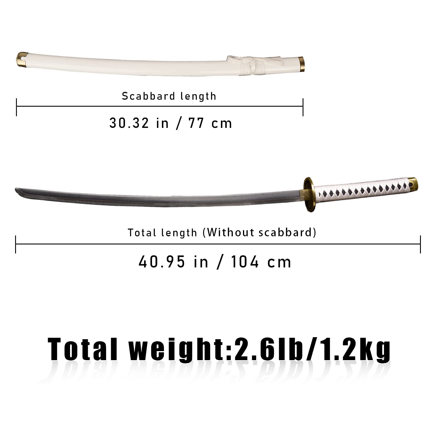Snapklik.com : 40 Roronoa Zoro Swords,Wado Ichimonji,Japanese Anime ...