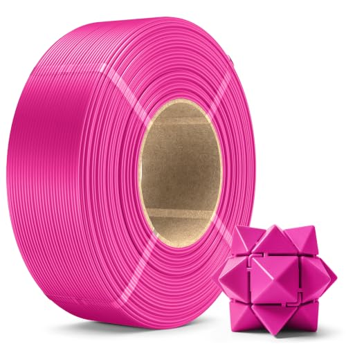Image of SUNLU PLA+2.0 3D Printer Filament Refill 1.75mm, 1KG Magenta | High Toughness PLA+ Filament, No Spool Refill for Reusable Spools, Compatible with Bambu Lab 3D Printers, Magenta