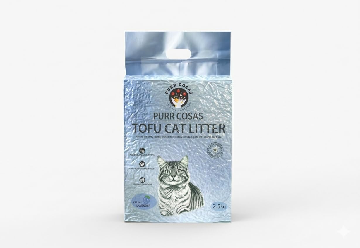 Arena vegetal para gatos