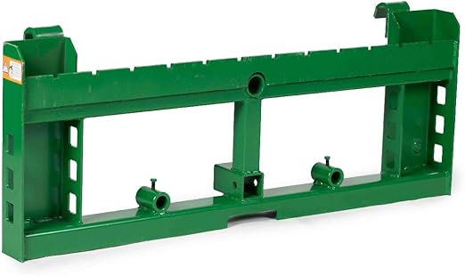 Titan Attachments Economy Series Pallet Fork Frame, Hook and Pin Mounting Style, Rated 4000 LB, Fits Class II Pallet Fork Blades and Conus 2 Hay Spears, 2" Receiver Hitch