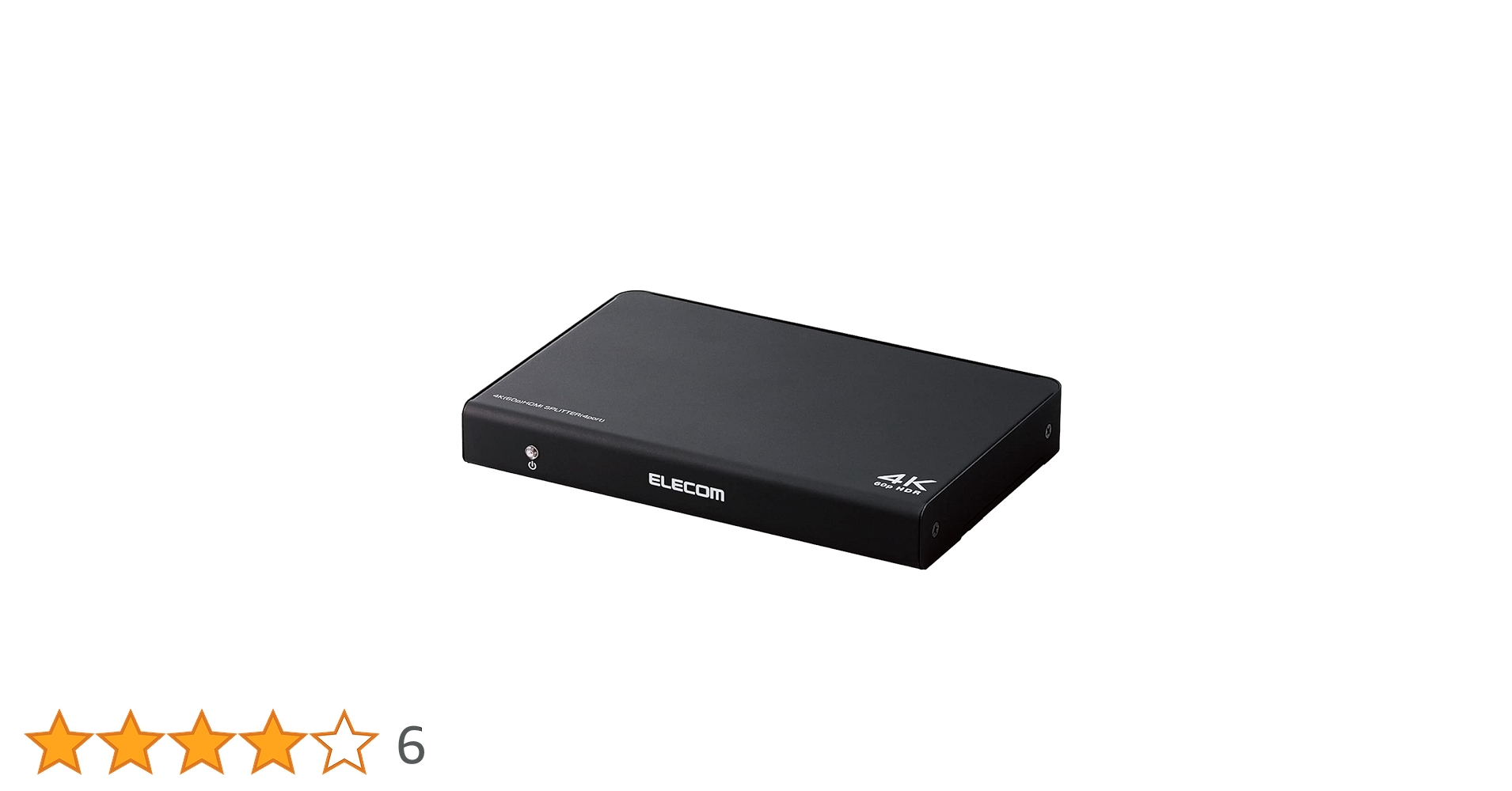 Amazon | エレコム HDMI分配器 4K 60Hz(18Gbps) 1入力 4出力