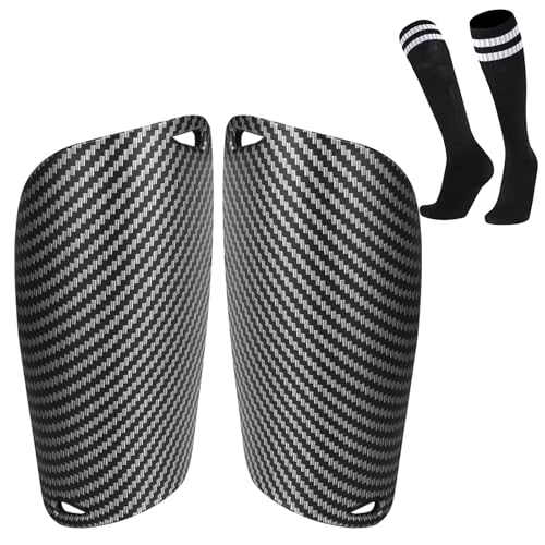 CLOPAE Mini Schienbeinschoner, 10 * 6cm Schienbeinschoner Kinder Fussball mit Socken, Mini Schienbeinschoner für Jugendliche, Kleine Schienbeinschoner für Männer Kinder Jungen Mädchen