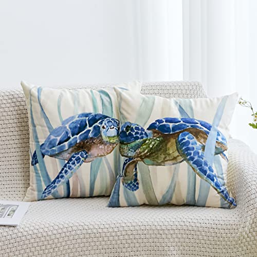 Qahing Nautical Coastal Throw Pillow Cover - Image 2