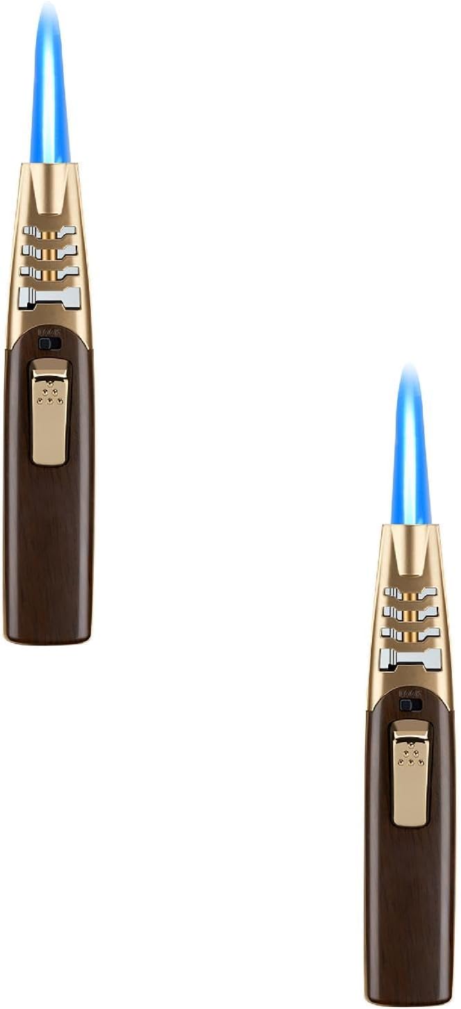 2PCS Fire Blaze Lighter Fireblaze Electric Lighter Powerful Adjustable Flame Dual