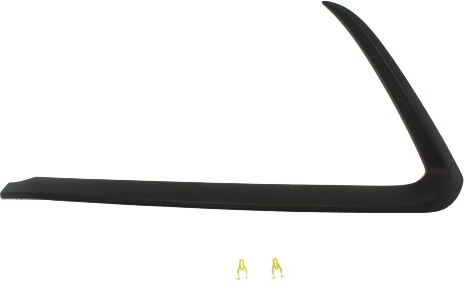 Evan Fischer Front, Driver and Passenger Side Bumper Trim Set of 2 Compatible with 2016-2022 Mazda CX-9 Textured - MA1047102, MA1046102