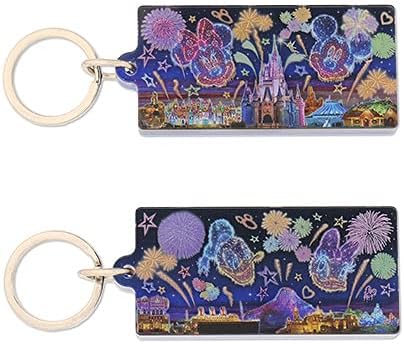 Amazon Co Jp ミッキー フレンズ キーチェーンセット 東京ディズニーリゾート限定 夜空デザイン 花火柄 ディズニー グッズ お土産 シューズ バッグ