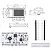 immagine 8MakerHawk Modulo ESP32 OLED Display WiFi Development Board WIFI Kit 32 Basso consumo energetico 240 MHZ Dual Core con chip CP2012 Display da 0,96 pollici per Arduino Nodemcu