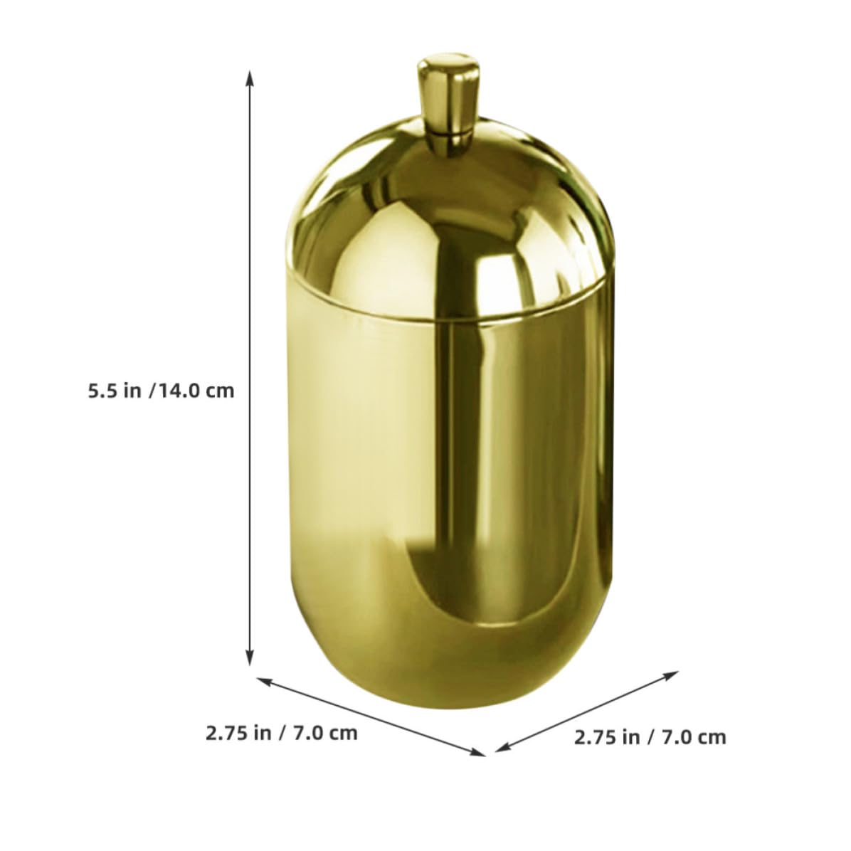 Leere Diffusorflasche aus Edelstahl mit Deckel und Diffuser Funktion Aromatherapie Behälter in Gold für Ätherische Öle und Dekorative Raumduft Anwendung