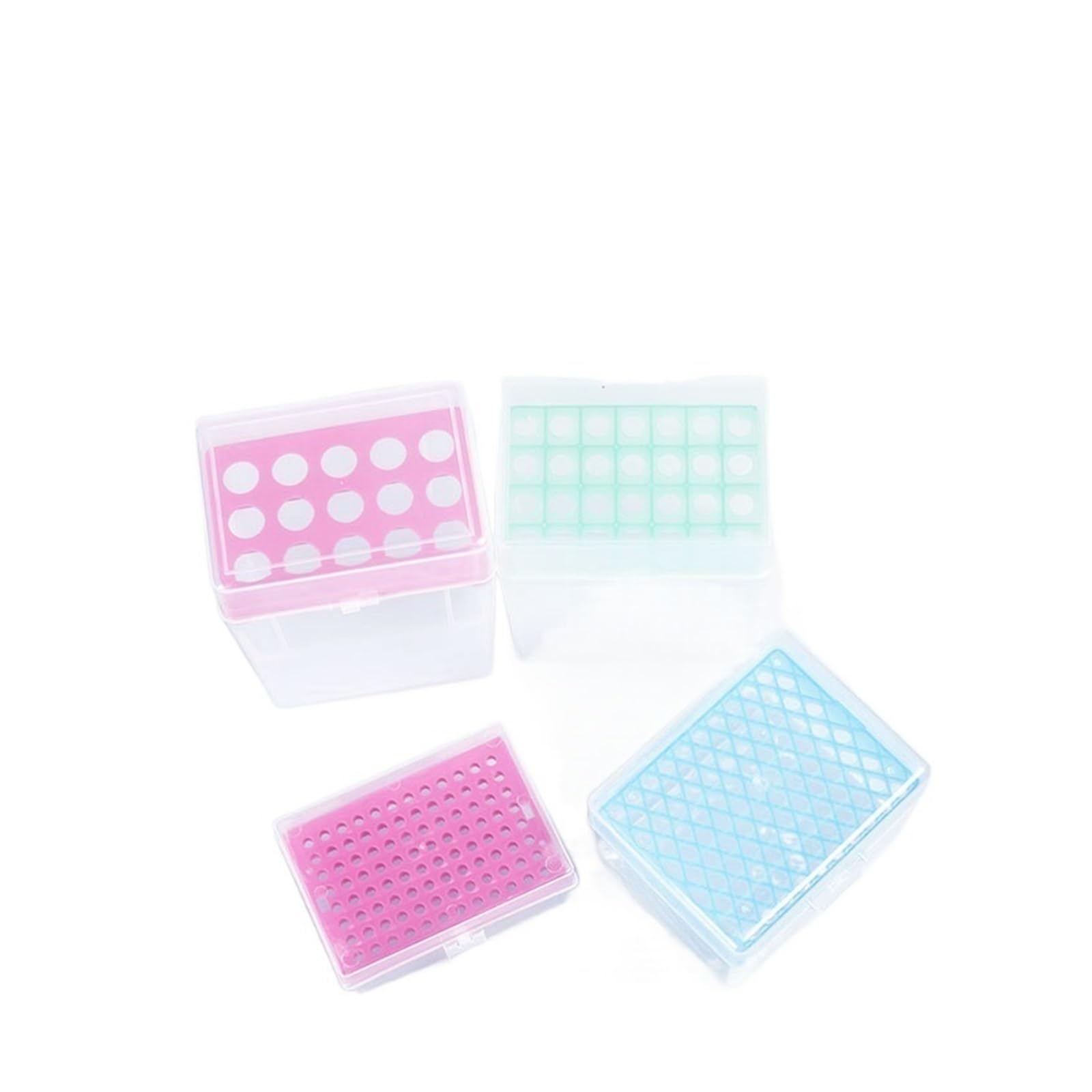 Reagenzglas-Mischer, Labor-Pipettenspitzenbox, 10 µl, 200 µl, 1 ml, 5 ml, 10 ml, Mikropipette, Kunststoff-Pipettenbox, Laborausrüstung (1 ml Spitzenbox)