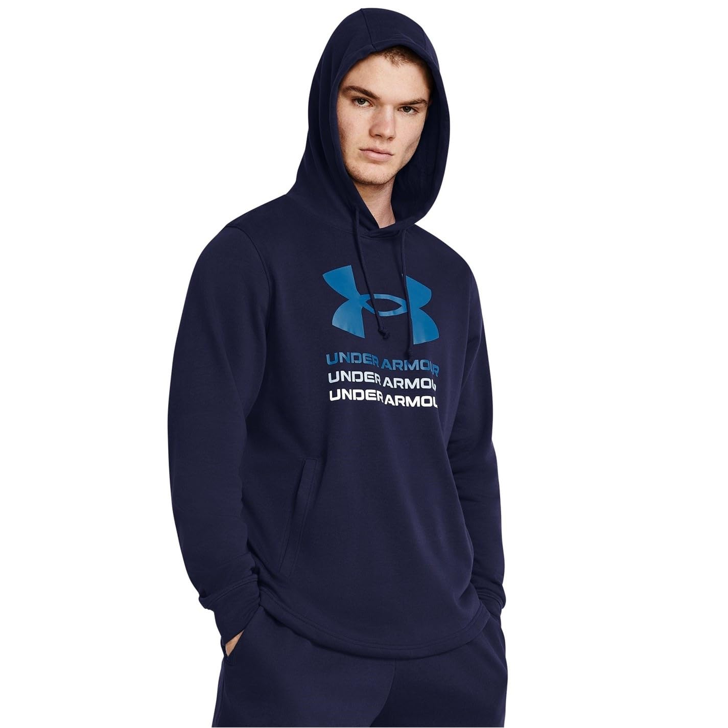 Under Armour Rival Terry Graphic Hoodie Sweat pour Hommes