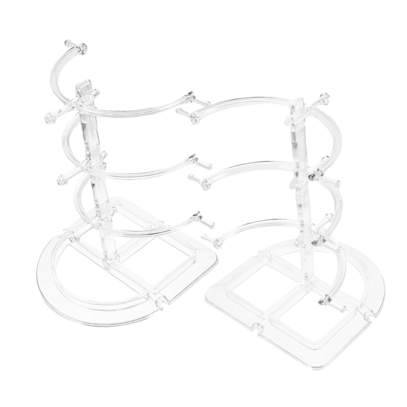 Amosfun 4 Pz Espositore Per Occhiali Alzata Trasparente Per Occhiali Espositore in Porta Occhiali Da Scrivania Rastrelliera Porta Occhiali Alzata Per Occhiali Porta Bicchieri P.s