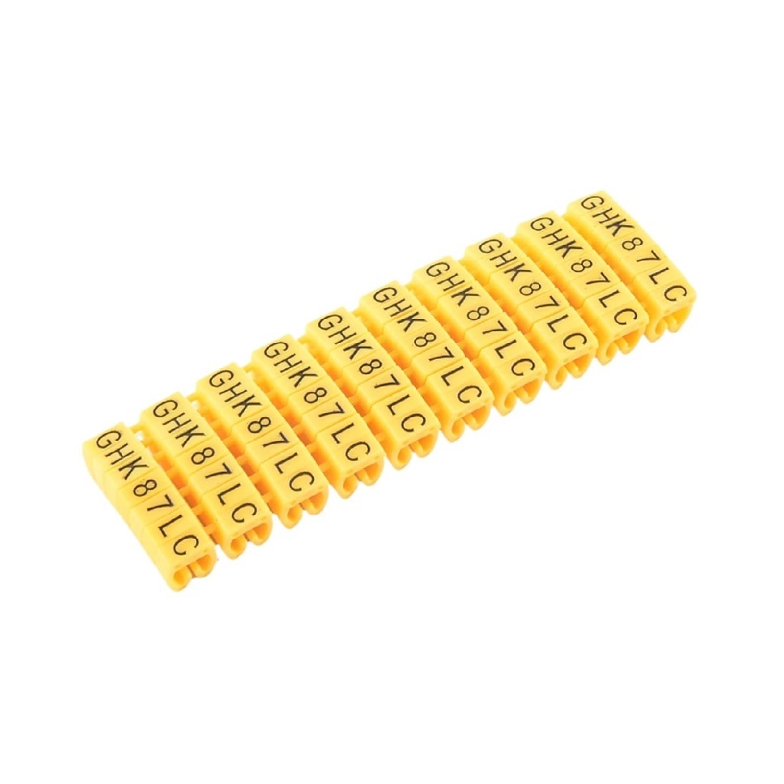 Cable Markers M-1 M-0 (A-Z) Cable Marker 100PCS Single Letters A to Z Wire Diameter(M-1(100PCS)2.5MM,Color1)