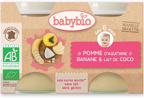 Babybio - Petits Pots Poire Williams 2x130 g - 4+ mois - BIO - Lot de 3 - 3