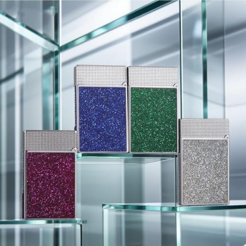 Encendedor para hombre de alta gama recargable verde miniatura 2