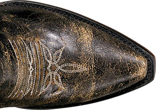 Image of Dan Post Womens Jilted Embroidered Snip Toe Dress Boots Over the Knee High Heel 3 inch & Up - Brown