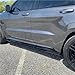 Car Side Skirt Extension Splitter A Pair Compatible with Jeep Grand Cherokee SRT/SRT8/Trackhawk 2012-2021 Plate Bumper Winglet Body Kit(Carbon Fiber)