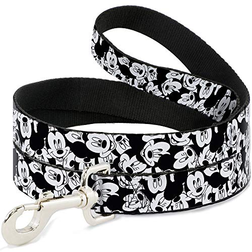 Laisse Disney Mickey Mouse expressions sangle robuste de 2,5 cm de large