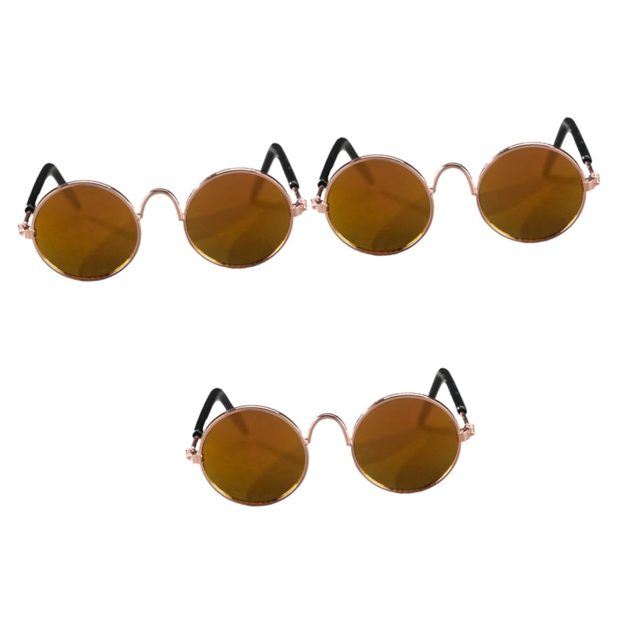 BESPORTBLE 3pcs Polarized Pet Sunglasses for Cats Unisex Fashion Sunglass Eyewear Accessories Random Color