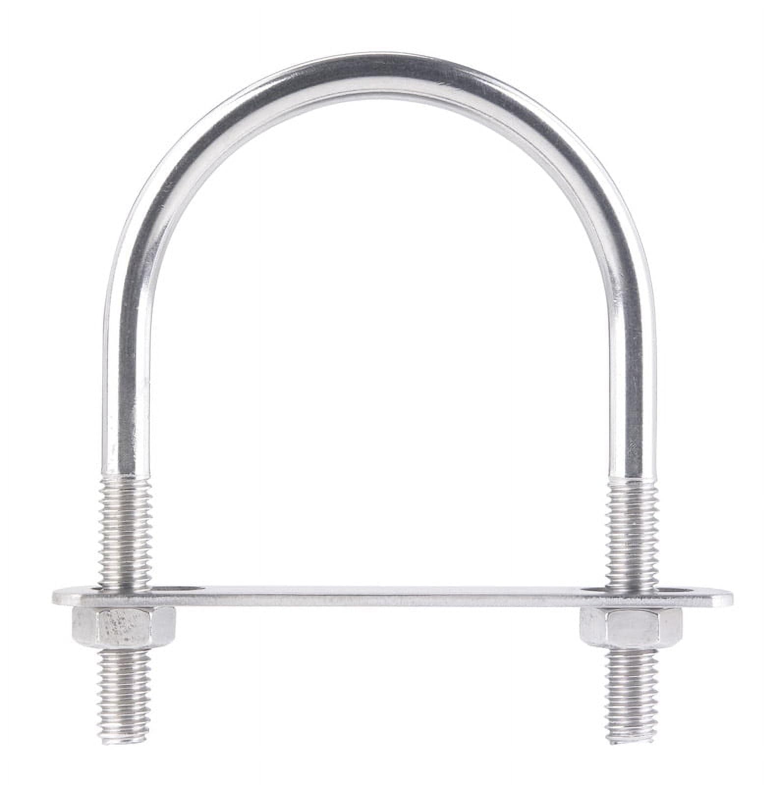 Hampton 5/16 in. S X 2-1/2 in. W X 3-1/2 in. L Coarse Stainless Steel U-Bolt - Total Qty: 5