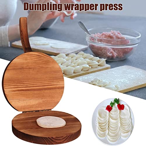 Wooden Tortilla Press Dumpling Dough Maker - Image 2