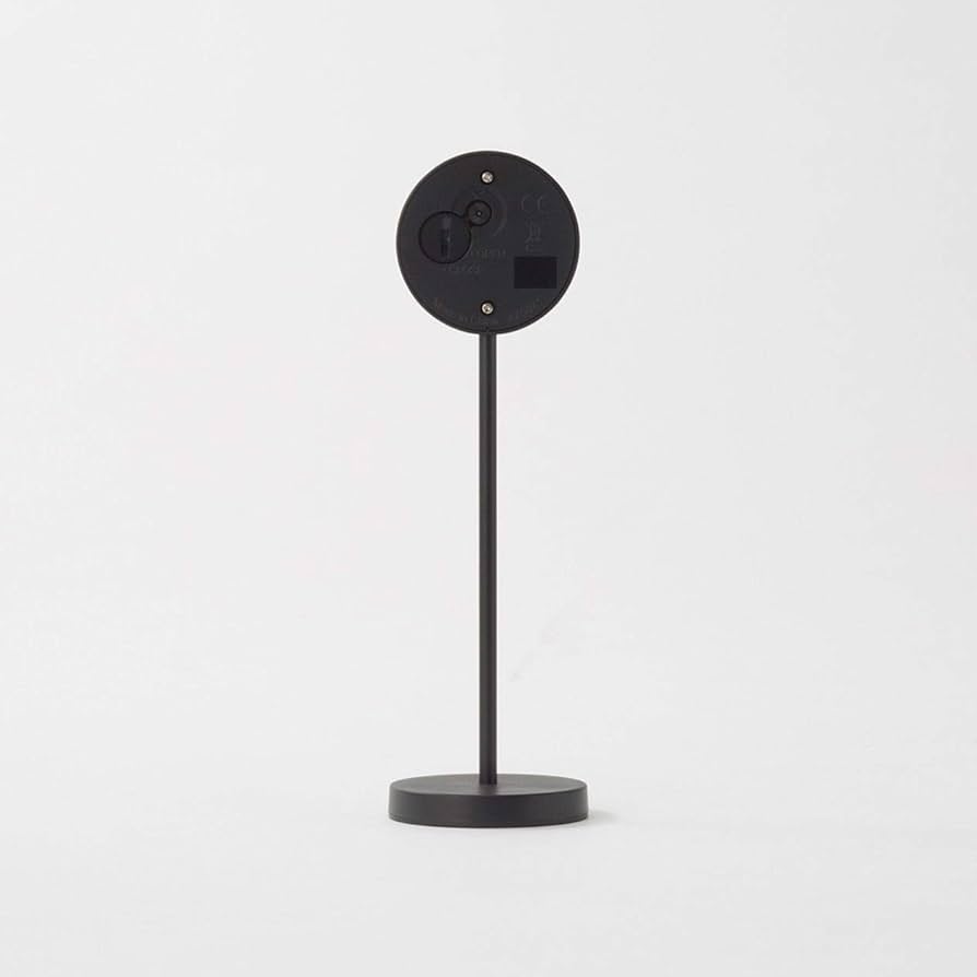 Amazon.co.jp: 無印良品 公園の時計・ミニ 置時計・ブラック