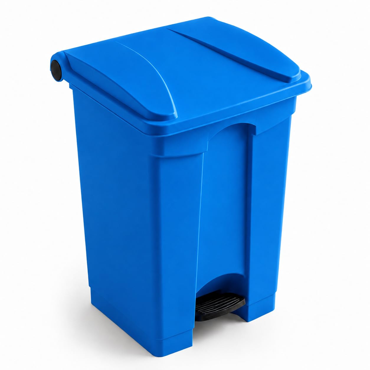 Medical Step-On Trash Can by Glownary – 12 Gallon, 12.0 gallons, Resin, Blue, Model 475stpkt12bl