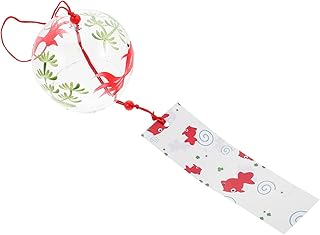 Yardwe Carrilhão De Vento Carrilhão De Vento Carrilhão De Vento Japonês Decorações De Cristal Para Casa Carrilhão De Vento Artesanal Sino De Vento Artesanal Carrilhão De Vento Ao Ar