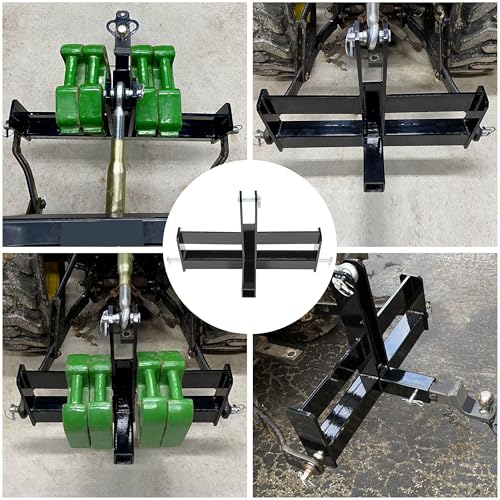 Image of ECOTRIC 3 Point Trailer Receiver with Suitcase Weight Brackets Category 1