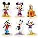 Mouse Gâteau Topper Mini Figurines Set Avec Base,6 Pièces Souris Figurine Décoration De Fête d'anniversaire,pour Enfants Bébé Fête D'anniversaire Fête Décoration De Gâteau Fournitures