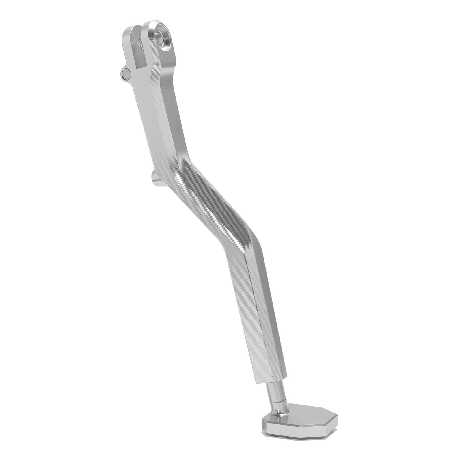 Adaptateurs De Bequille,Béquille Roue Arrière Pied latéral réglable pour support, pièces à propos Pour Surron Light Bee XS Dirt Bike(Silver)