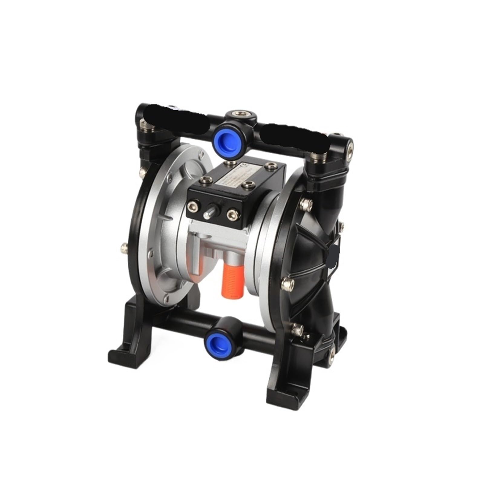 Amrttwy Black Diaphragm Pump, Diaphragm Pumps Pneumatic Pump For Paint Spraying High Flow Double Aluminum Alloy Body(Ds-A-15)