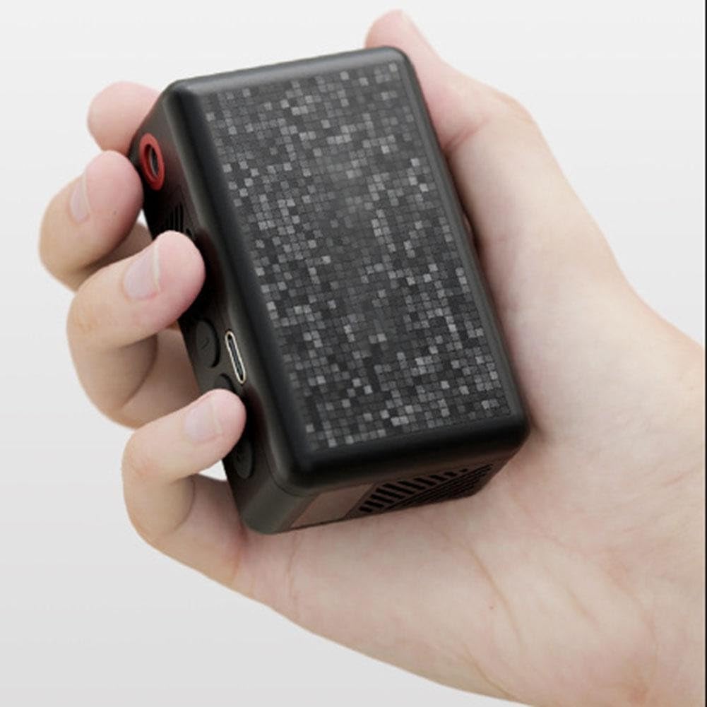 Gonfiatore elettrico portatile per pneumatici, pompa per bici con 130 PSI, 700 mAh, schermo LCD, luce LED, ricarica di tipo C, per ciclismo, campeggio,