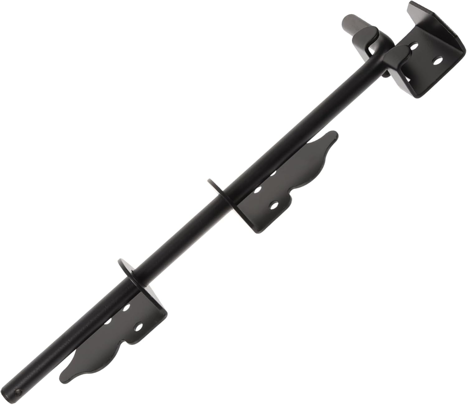 STOBOK Heavy Duty Floor Latch Solid Thickened Cane Bolt Ground Latch for Wood Fences Durable Gate Bolt Barrel Bolt Latch Gate Drop Rod for Securing Fence Gates