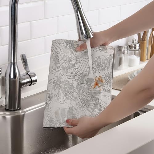 POLYTE Indoor/Outdoor Washable Embossed Vinyl Faux Leather Table Dining Placemats, Set of 4 - Image 4
